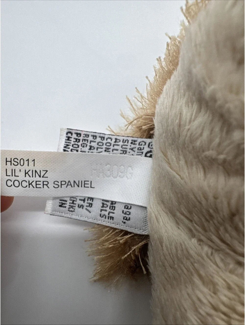 Ganz Webkinz Lil' Kinz Cocker Spaniel Stuffed Animal Plush Toy No Code 9 Inch